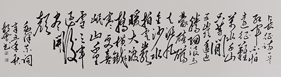 胡会作品  毛泽东《七律 长征》